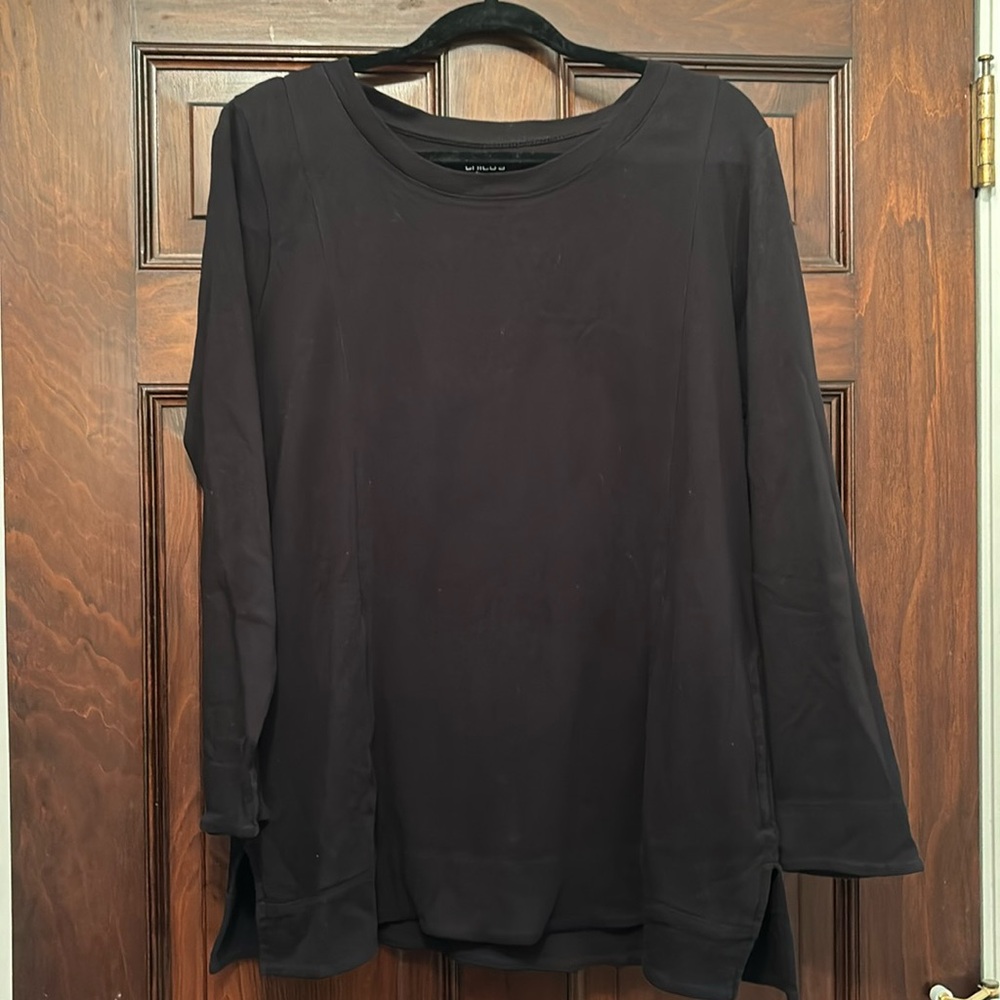 Chico's Black Long Sleeve Top